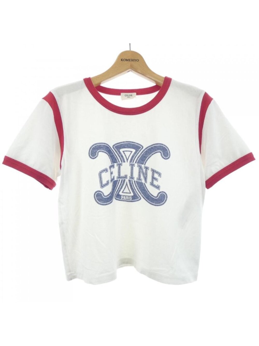 Celine Triomphe T-Shirt White